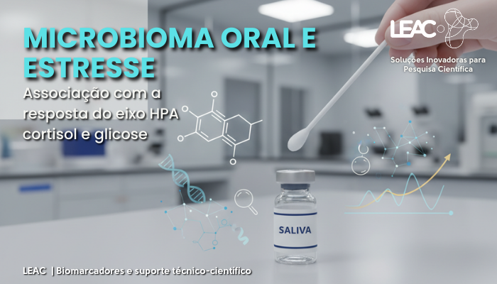 Microbioma oral e resposta ao estresse: estudo na Scientific Reports associa bactérias orais à cinética de cortisol e glicose