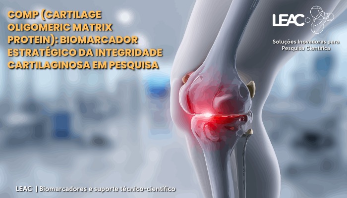 Fique por dentro das novidades com a Leac Lab | COMP (Cartilage Oligomeric Matrix Protein): Biomarcador Estratégico da Integridade Cartilaginosa em Pesquisa 